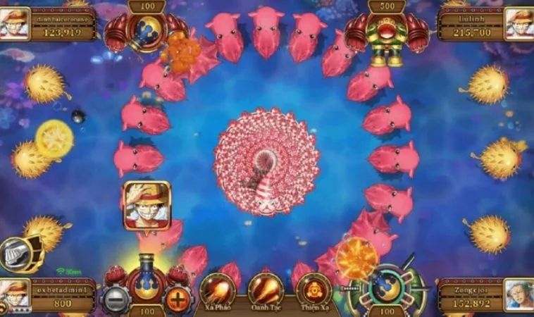 Giao diện chơi Bắn Cá Đại Hải Trình Tại SB365