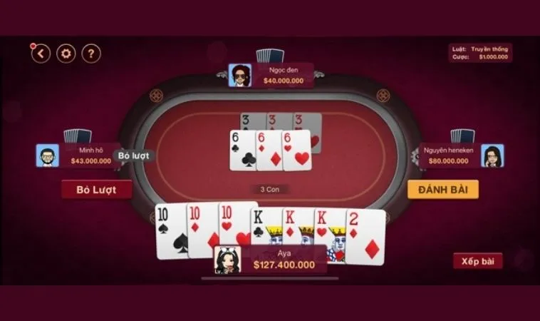 Bàn chơi Tiến Lên Miền Nam SB365