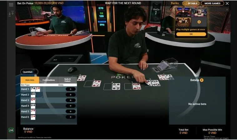 Chơi Xì Tố Tại SB365 cùng dealer chia bài chuyên nghiệp